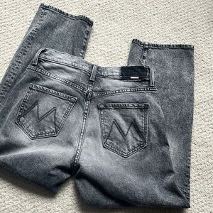 Mother Jeans- Ditcher crop - color- Shadow Dancing-size 24